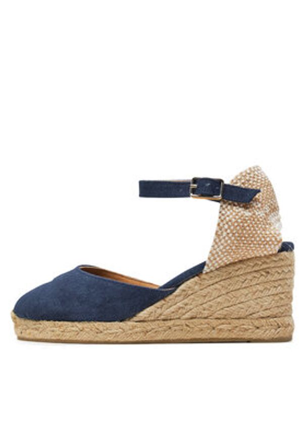 Castañer Espadryle Carol/6/002 021655 Niebieski. Kolor: niebieski. Materiał: materiał