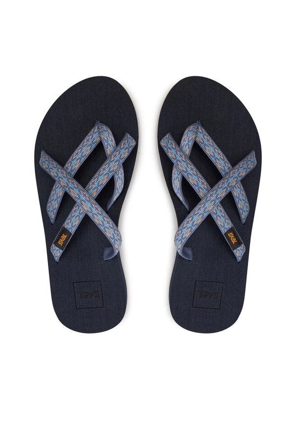 Japonki Teva. Wzór: kolorowy