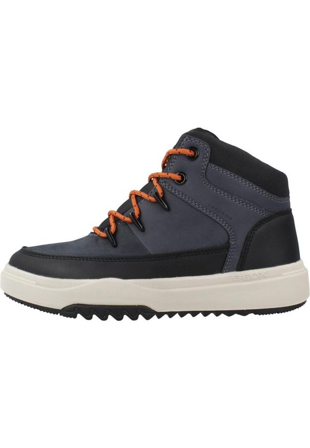 Geox - Buty GEOX J BUNSHEE BOY B ABX Niebieski. Kolor: niebieski. Materiał: syntetyk, tkanina. Sport: turystyka piesza