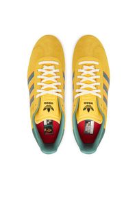Adidas - adidas Sneakersy Gazelle KJ3532 Żółty. Kolor: żółty. Materiał: zamsz, skóra. Model: Adidas Gazelle #4