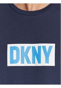 DKNY Longsleeve N5_6892_DKY Granatowy Regular Fit. Kolor: niebieski. Materiał: bawełna. Długość rękawa: długi rękaw #4