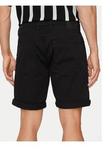 Jack & Jones - Jack&Jones Szorty materiałowe Blaine 12248681 Czarny Regular Fit. Kolor: czarny. Materiał: bawełna