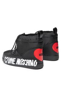 Love Moschino - LOVE MOSCHINO Śniegowce JA24202G1FISJ000 Czarny. Kolor: czarny. Materiał: materiał