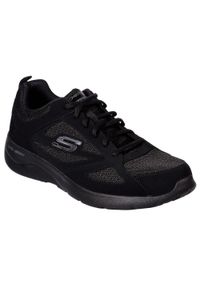 skechers - Buty sportowe Sneakersy męskie, Skechers Dynamight 2.0. Kolor: czarny. Materiał: materiał, syntetyk, tkanina, guma. Sport: turystyka piesza #1