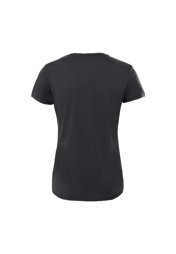 Koszulka turystyczna damska The North Face W Reaxion Amp Crew. Kolor: czarny. Sport: turystyka piesza