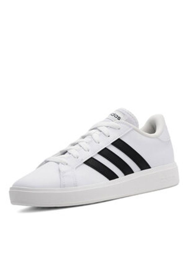Adidas - adidas Sneakersy GRAND COURT BASE 2.0 GW9261. Biały. Kolor: biały. Materiał: syntetyk