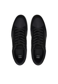 BOSS Sneakersy Nitan 50557883 Czarny. Kolor: czarny. Materiał: skóra, zamsz #4