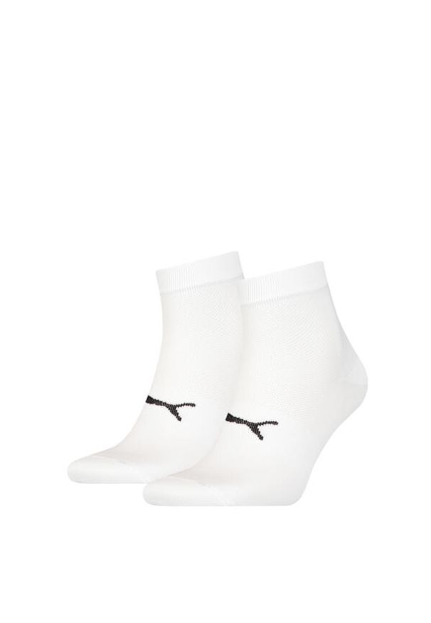 Skarpety Puma Sport Quarter Light, 2 pary białych. Kolor: wielokolorowy, biały, czarny. Materiał: poliamid, poliester, elastan. Sport: bieganie