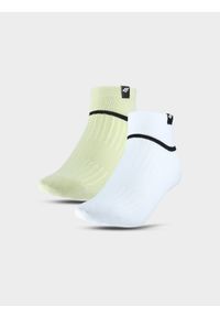 4f - 4F Skarpetki casual za kostkę (2-pack) uniseks - multikolor 35-38. Kolor: wielokolorowy. Materiał: włókno, materiał, poliamid, bawełna