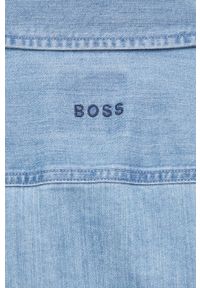 BOSS koszula jeansowa BOSS CASUAL męska regular z kołnierzykiem klasycznym. Okazja: na co dzień. Typ kołnierza: kołnierzyk klasyczny. Kolor: niebieski. Materiał: jeans. Długość: długie. Styl: casual, klasyczny #2