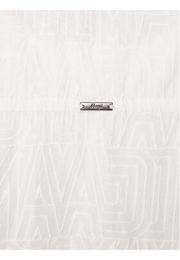 Maaji Koszula Larissa PT2075CLS004 Biały Relaxed Fit. Kolor: biały. Materiał: bawełna