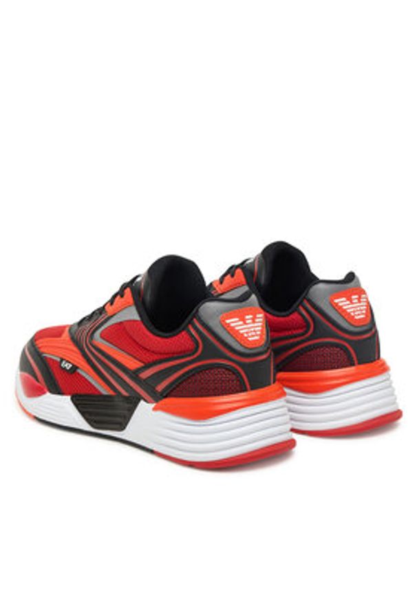 EA7 Emporio Armani Sneakersy 7X000309 AF18448 MZ235 Kolorowy. Materiał: skóra. Wzór: kolorowy