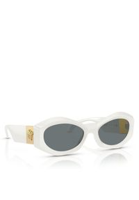 VERSACE - Okulary przeciwsłoneczne Versace. Kolor: biały
