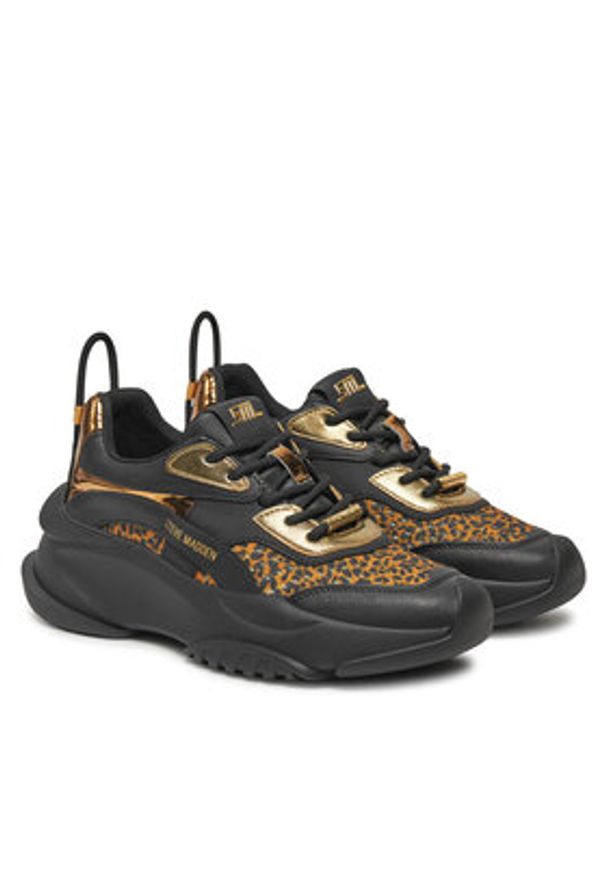 Steve Madden Sneakersy Belissimo Sneaker SM11002623 Czarny. Kolor: czarny. Materiał: skóra
