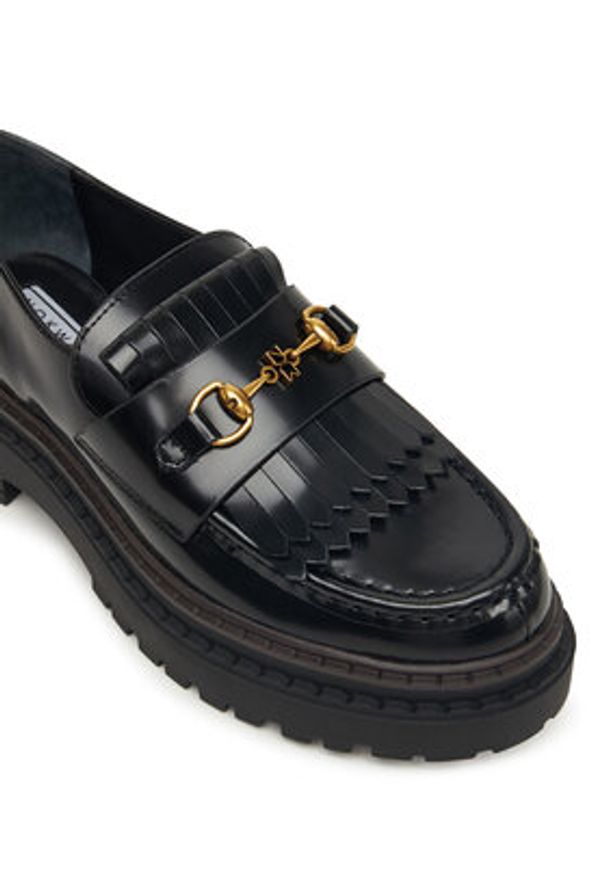 Nokwol Loafersy Perry Czarny. Kolor: czarny. Materiał: skóra