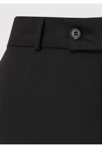 Pako Lorente - PAKO LORENTE – Czarne spodnie w kant męskie. Kolor: czarny. Materiał: wełna. Styl: klasyczny, elegancki