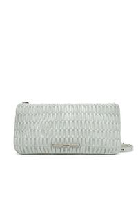 Calvin Klein Jeans Torebka Rouched Zip Top Bag LV04K3090G Szary. Kolor: szary. Materiał: skórzane #5