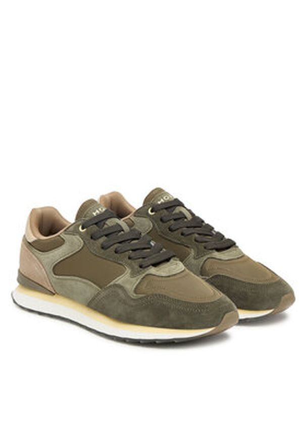 HOFF Sneakersy City Buenos Aires 22502601 Khaki. Kolor: brązowy. Materiał: zamsz, skóra