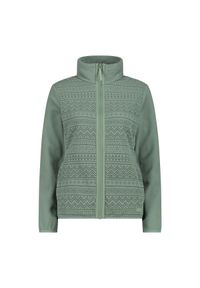 Bluza damska turystyczna CMP 34H0426. Kolor: zielony. Styl: sportowy. Sport: turystyka piesza #1