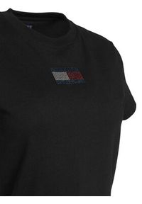 Tommy Jeans T-Shirt Party Flag DW0DW21965 Czarny Regular Fit. Kolor: czarny. Materiał: bawełna