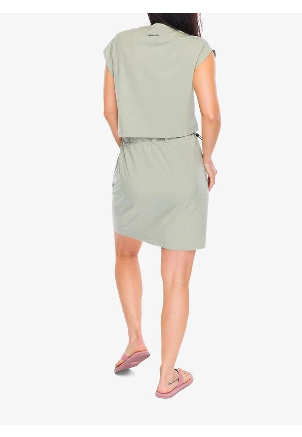 columbia - Sukienka sportowa Columbia Boundless Beauty Dress II. Kolor: zielony. Sport: turystyka piesza