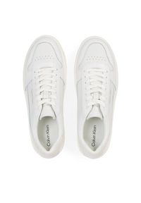 Calvin Klein Sneakersy Low Top Lace Up Bskt HM0HM01254 Biały. Kolor: biały. Materiał: skóra #4