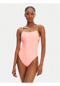 Billabong Strój kąpielowy Tanlines Eva One Piece EBJX100111 Koralowy. Kolor: pomarańczowy. Materiał: syntetyk