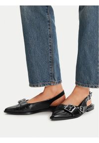 Steve Madden Baleriny SM11003901 Czarny. Kolor: czarny. Materiał: skóra #1