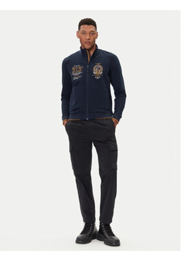 Aeronautica Militare Bluza 252FE2062UF00662 Granatowy Regular Fit. Kolor: niebieski. Materiał: bawełna