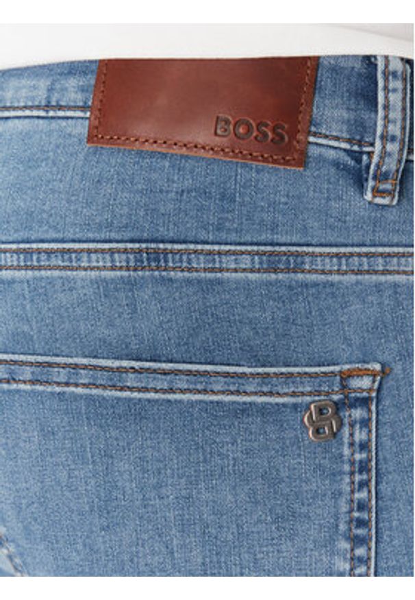BOSS Jeansy Delaware Bo 50537800 Niebieski Slim Fit. Kolor: niebieski