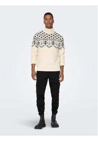 Only & Sons Spodnie materiałowe 22025431 Czarny Tapered Fit. Kolor: czarny. Materiał: bawełna #6
