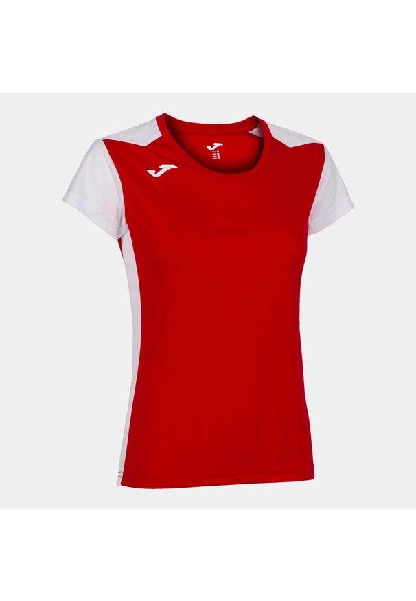 Koszulka do biegania damska Joma Record II. Kolor: wielokolorowy, biały, czerwony. Sport: bieganie