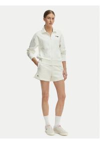 Lacoste Szorty sportowe GF5341 Écru Regular Fit. Kolor: kremowy. Materiał: bawełna #5