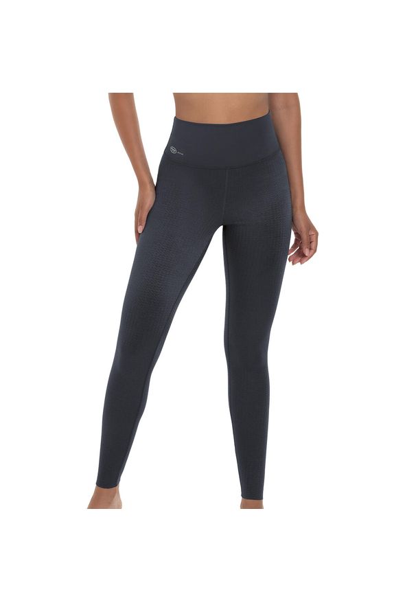 ANITA ACTIVE - legginsy sportowe Basic. Kolor: szary. Materiał: poliamid, elastan