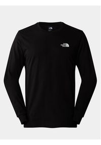 The North Face Longsleeve Easy NF0A87N8 Czarny Regular Fit. Kolor: czarny. Materiał: bawełna. Długość rękawa: długi rękaw #3