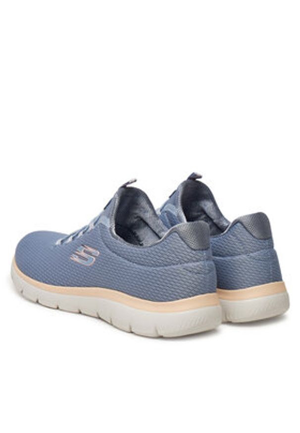 skechers - Skechers Sneakersy Summits-Summer Blush 150268/LBMT Niebieski. Kolor: niebieski. Materiał: materiał