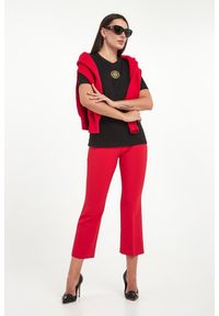 Elisabetta Franchi - T-shirt damski z logo ELISABETTA FRANCHI #1