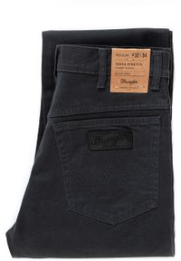 Wrangler - WRANGLER SPODNIE MĘSKIE TEXAS STRETCH NAVY GREY W12132134. Stan: podwyższony #9