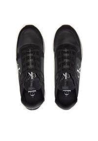 Calvin Klein Jeans Sneakersy Runner Sock Laceup Ny-Lth W YW0YW00840 Czarny. Kolor: czarny. Materiał: zamsz, skóra #3