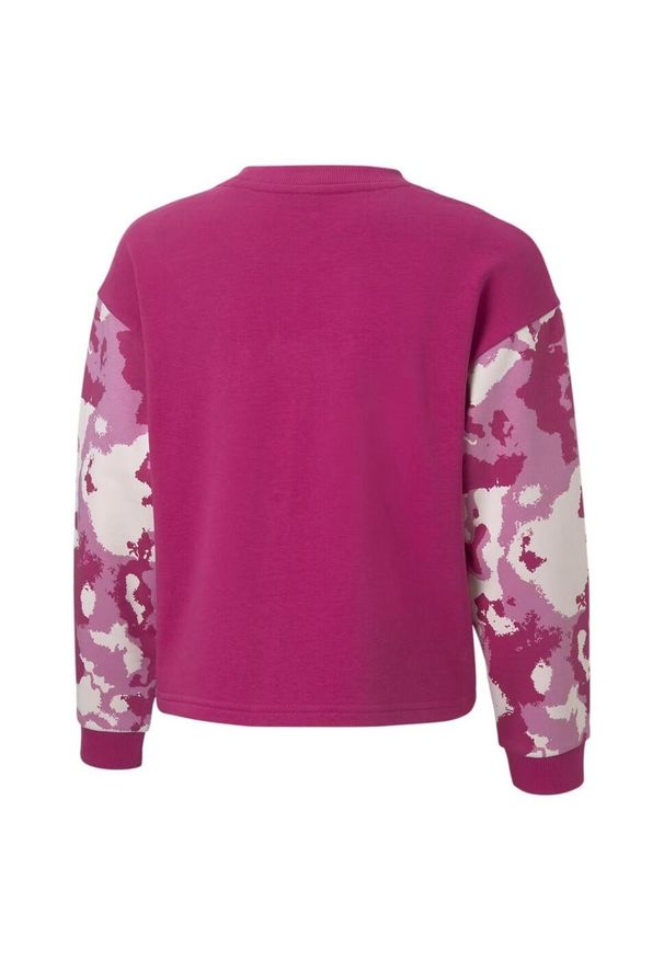 Puma - Bluza Dziecięca Alpha Crew. Kolor: różowy
