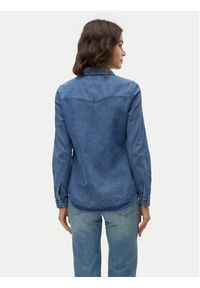 Vero Moda Koszula jeansowa Jennie 10313726 Granatowy Regular Fit. Kolor: niebieski. Materiał: bawełna #5