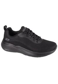 skechers - Buty do chodzenia męskie Skechers Bobs Infinity. Kolor: czarny. Materiał: materiał, syntetyk. Szerokość cholewki: normalna. Sport: turystyka piesza