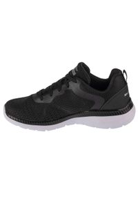 skechers - Buty do chodzenia damskie Skechers Dynamight 20. Zapięcie: sznurówki. Kolor: czarny. Materiał: materiał, syntetyk, tkanina. Szerokość cholewki: normalna. Sport: turystyka piesza