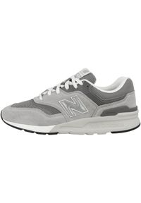 Buty do chodzenia męskie New Balance 997. Zapięcie: sznurówki. Kolor: szary. Materiał: tkanina, materiał, skóra, syntetyk. Szerokość cholewki: normalna. Sport: turystyka piesza