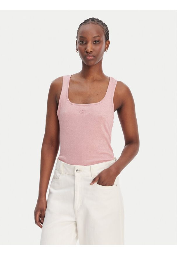 Liu Jo Sport Top TA6173 J3845 Różowy Regular Fit. Kolor: różowy. Materiał: wiskoza. Styl: sportowy