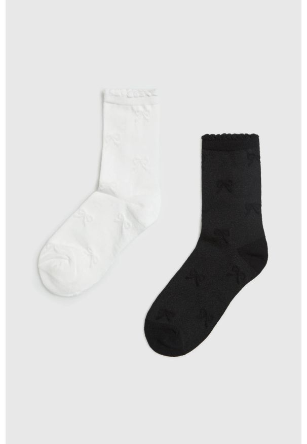 MOODO - Skarpety 2-pack. Materiał: bawełna, poliester, elastan