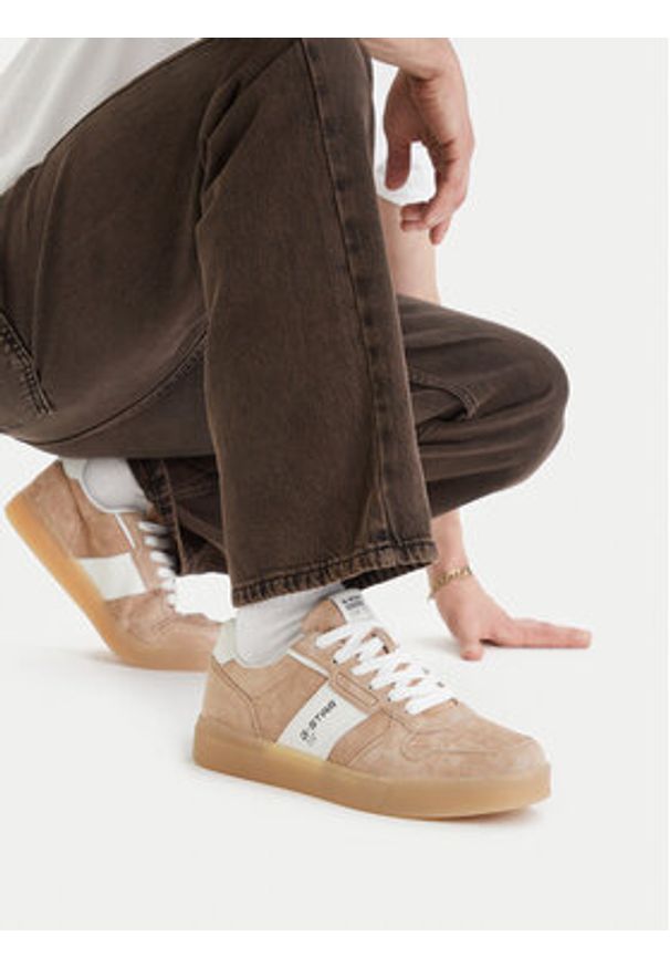 G-Star RAW - G-Star Raw Sneakersy CEO-SANDER-01 Beżowy. Kolor: beżowy. Materiał: skóra, zamsz