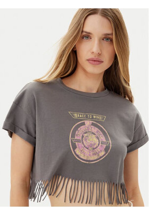 Noisy may - Noisy May T-Shirt Gaby 27033386 Szary Regular Fit. Kolor: szary. Materiał: bawełna