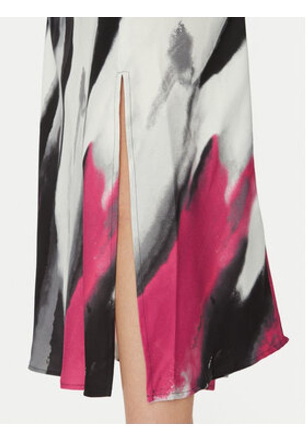 DKNY Sukienka koktajlowa P4JBNZ22 Kolorowy Regular Fit. Materiał: syntetyk. Wzór: kolorowy. Styl: wizytowy
