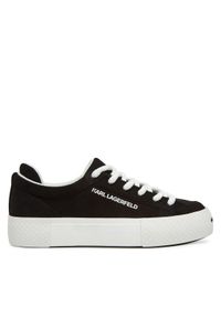 Karl Lagerfeld - KARL LAGERFELD Sneakersy KL50722 Czarny. Kolor: czarny. Materiał: skóra, zamsz